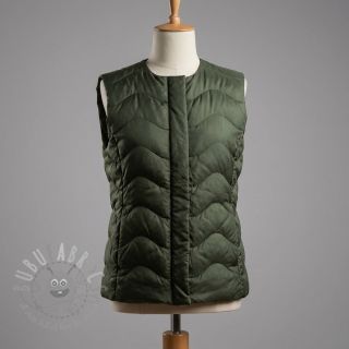 Prošivena tkanina ZIG ZAG army green