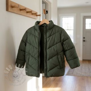 Prošivena tkanina ZIG ZAG army green