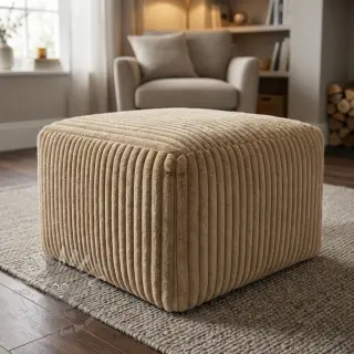 Umjetno krzno Stripes Luxe beige