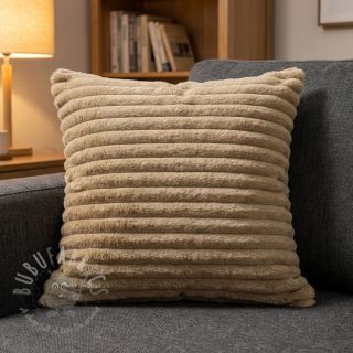 Umjetno krzno Stripes Luxe beige