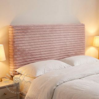 Umjetno krzno Stripes Luxe old rose