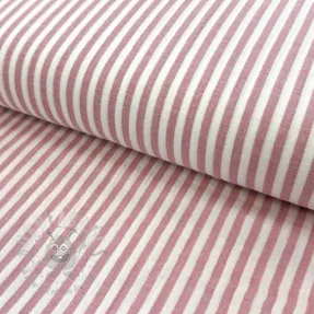 Tetra Tkanina/Muslin YARN DYED Summer stripe rose