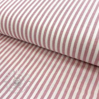 Tetra Tkanina/Muslin YARN DYED Summer stripe rose