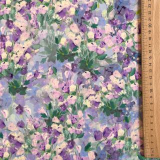 Viskoza SATIN Flowers Jamie digital print