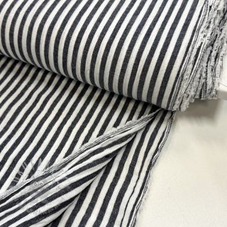 Tetra Tkanina/Muslin YARN DYED Summer stripe navy