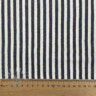 Tetra Tkanina/Muslin YARN DYED Summer stripe navy