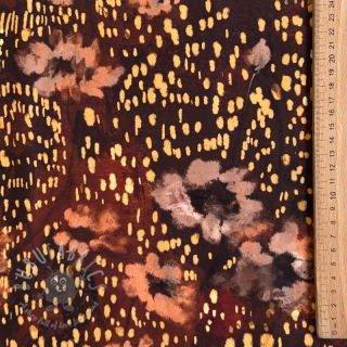 Viskoza SATIN Abstract flow digital print