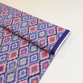 Viskoza RADIANCE Abstract purple digital print