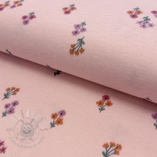 Pamuk FLANNEL Flowers light pink