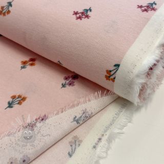 Pamuk FLANNEL Flowers light pink