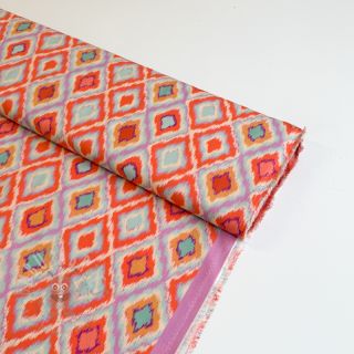 Viskoza RADIANCE Abstract orange digital print