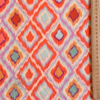 Viskoza RADIANCE Abstract orange digital print