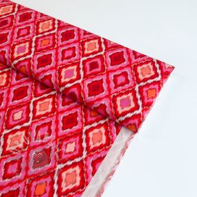 Viskoza RADIANCE Abstract red digital print