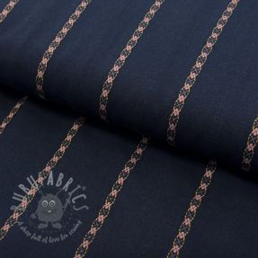 Pamuk JACQUARD DOBBY navy
