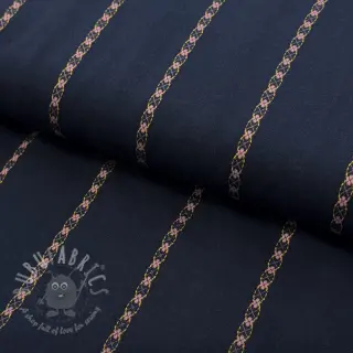 Pamuk JACQUARD DOBBY navy