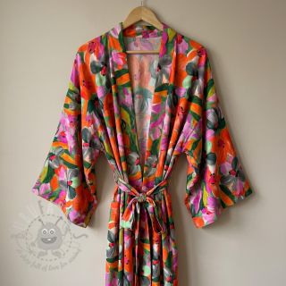 Viskoza ECOVERO Flowers multi digital print