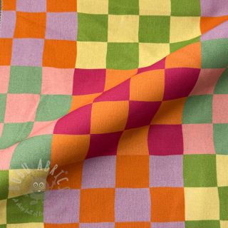 Dekorativna tkanina Joyful Block Patch digital print