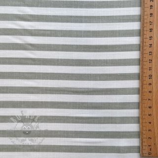 Viskoza YARN DYED Stripes SMALL green