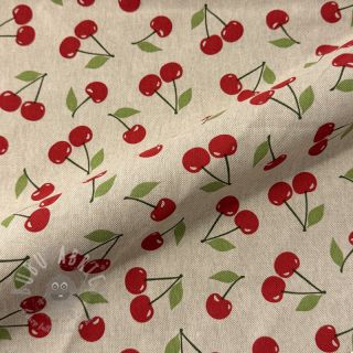 Dekorativna tkanina Linenlook premium Cherry Happy Joy