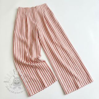 Viskoza YARN DYED Stripes SMALL orange