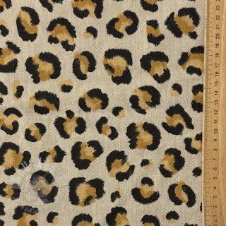 Dekorativna tkanina Linenlook premium Leopard Animal Print