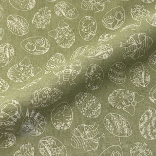 Dekorativna tkanina Linenlook premium Easter Egg Tale