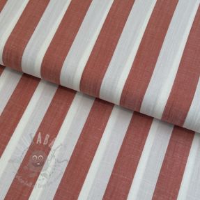 Viskoza YARN DYED Stripes BIG orange