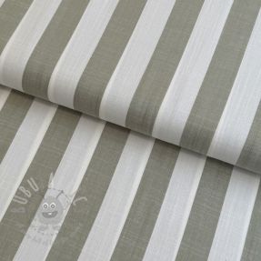 Viskoza YARN DYED Stripes BIG green