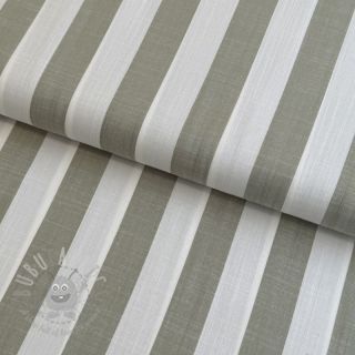 Viskoza YARN DYED Stripes BIG green