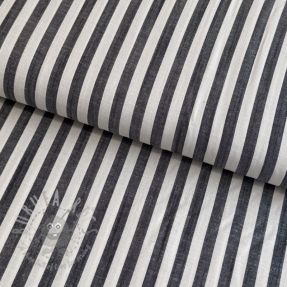 Viskoza YARN DYED Stripes SMALL navy