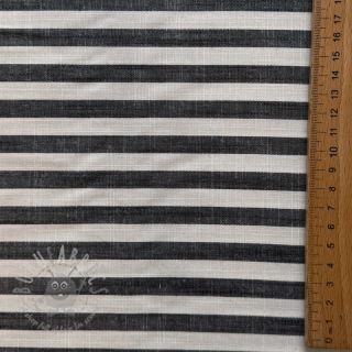 Viskoza YARN DYED Stripes SMALL navy