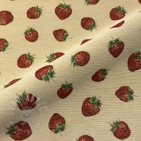 Dekorativna tkanina GOBELIN premium Strawberry Sweet Joy