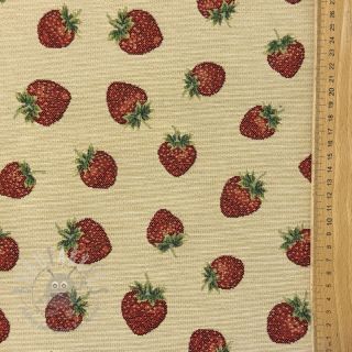 Dekorativna tkanina GOBELIN premium Strawberry Sweet Joy