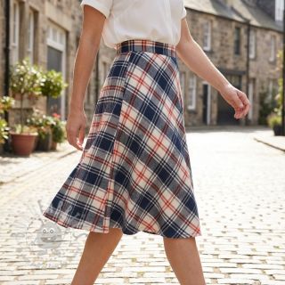 Pamuk YARN DYED BRUSHED Check Mia navy