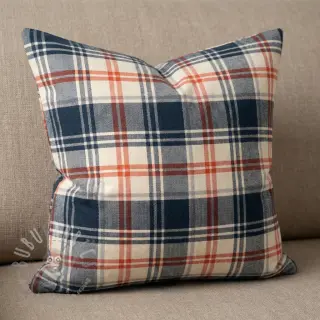 Pamuk YARN DYED BRUSHED Check Mia navy