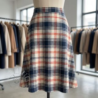 Pamuk YARN DYED BRUSHED Check Mia navy