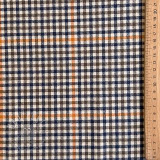 Pamuk YARN DYED BRUSHED Check Mike ecru