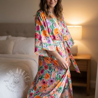 Viskoza RADIANCE Flowers Lirie digital print