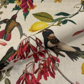 Dekorativna tkanina Linenlook Lemon Tropic Artisan digital print