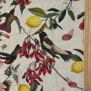 Dekorativna tkanina Linenlook Lemon Tropic Artisan digital print