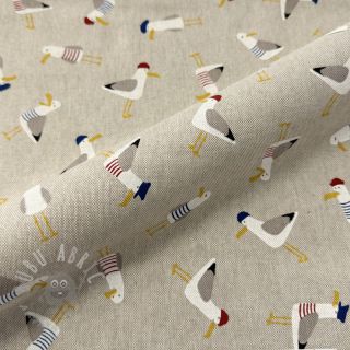 Dekorativna tkanina Linenlook premium Seagull dress up