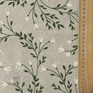 Dekorativna tkanina Linenlook premium Flower Bell Garland