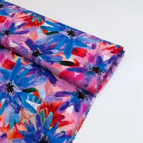 Viskoza ECOVERO Flowers design D digital print