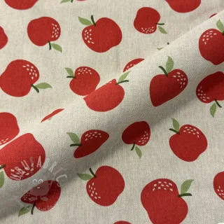Dekorativna tkanina Linenlook premium Apple Happy Joy