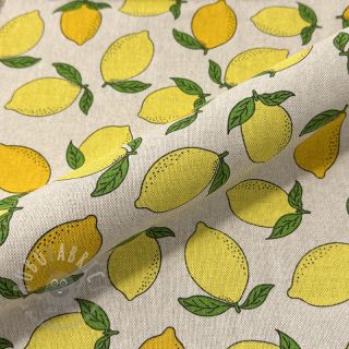 Dekorativna tkanina Linenlook premium Sunny Lemon Fruit