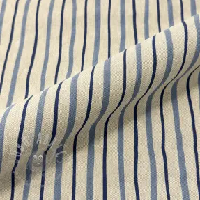Dekorativna tkanina Linenlook premium Wavy Art Stripe