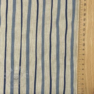 Dekorativna tkanina Linenlook premium Wavy Art Stripe