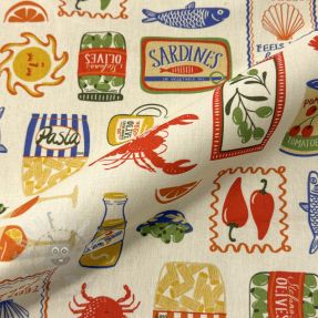 Dekorativna tkanina Mediterranean Vibe digital print