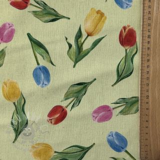 Dekorativna tkanina Tulip Flower Field digital print