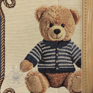 Dekorativna tkanina GOBELIN PREMIUM Teddy Bear Nautic PANEL